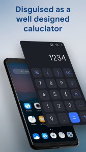 اسکرین شات 1 برنامه HideU: Calculator Lock