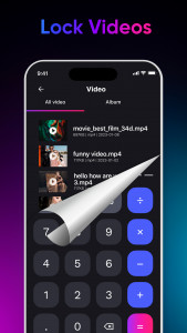 اسکرین شات برنامه Calculator HideAz Vault, Lock 2