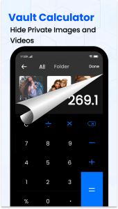 اسکرین شات برنامه Vault Calculator - Hide Apps 3
