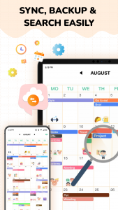 اسکرین شات برنامه Cute Calendar Schedule Planner 8