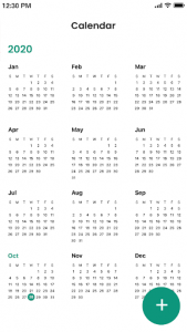 اسکرین شات برنامه Calendar 3