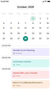 اسکرین شات برنامه Calendar 1