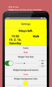 اسکرین شات 5 برنامه Calendar Alarm (D-DAY)