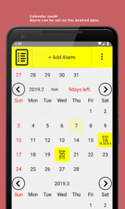اسکرین شات برنامه Calendar Alarm (D-DAY) 1