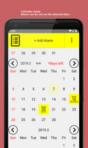 اسکرین شات 1 برنامه Calendar Alarm (D-DAY)