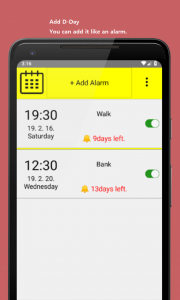 اسکرین شات برنامه Calendar Alarm (D-DAY) 3