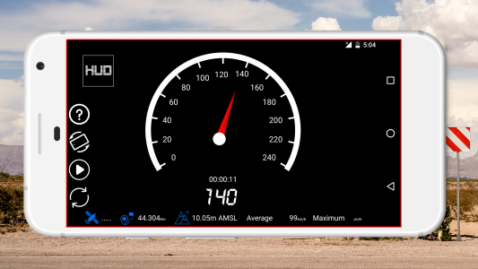 اسکرین شات برنامه Speedometer: GPS Speedometer 6