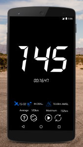 اسکرین شات برنامه Speedometer: GPS Speedometer 1