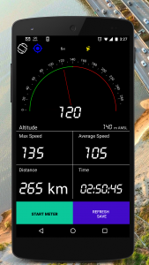 اسکرین شات برنامه GPS Speedometer - Trip Meter 4