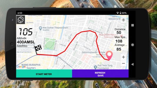 اسکرین شات برنامه GPS Speedometer - Trip Meter 4