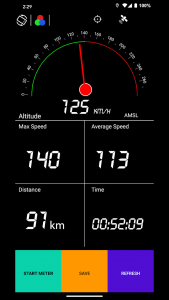 اسکرین شات برنامه GPS Speedometer - Trip Meter 3