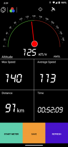 اسکرین شات برنامه GPS Speedometer - Trip Meter 3