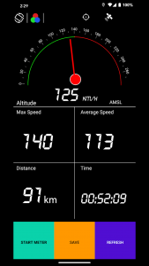 اسکرین شات 3 برنامه GPS Speedometer - Trip Meter