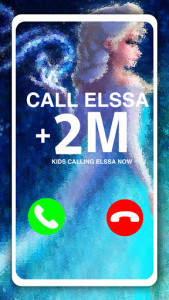 اسکرین شات بازی Call Elssa Chat + video call (Simulation) 5