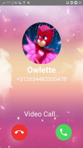 اسکرین شات بازی Fake call Owlette 3
