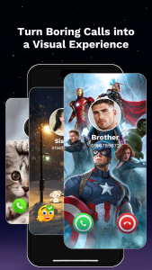 اسکرین شات 3 برنامه Call Screen Wallpaper
