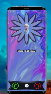 اسکرین شات برنامه Call From Princess Elsa video 2
