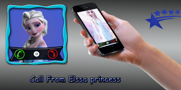 اسکرین شات برنامه Call From Princess Elsa video 1