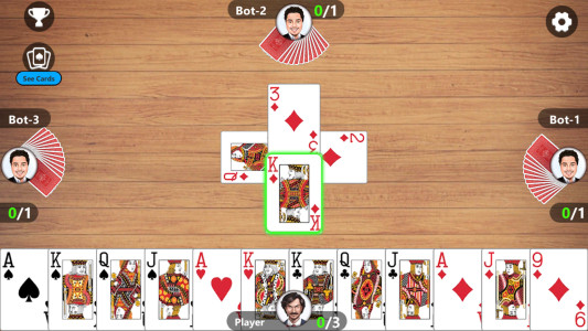 اسکرین شات 2 بازی Callbreak Master 3 - Card Game