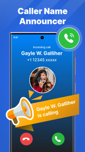 اسکرین شات برنامه Callix : Caller Name Announcer 1