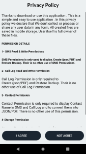 اسکرین شات 2 برنامه Super SMS Backup & Restore