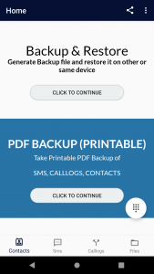 اسکرین شات برنامه Super SMS Backup & Restore 5