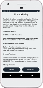 اسکرین شات 2 برنامه Call Log and sms manager