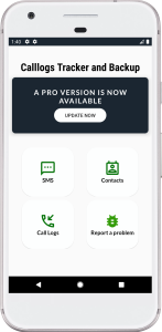 اسکرین شات 4 برنامه Call Log and sms manager