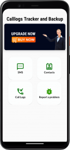 اسکرین شات برنامه Call Log and sms manager 4