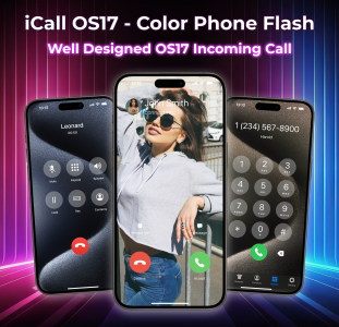 اسکرین شات برنامه iCall OS17 - Color Phone Flash 1