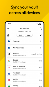 اسکرین شات برنامه Keeper Password Manager 3