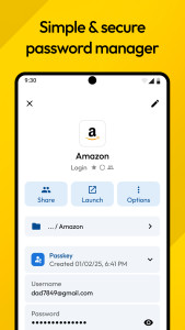 اسکرین شات 2 برنامه Keeper Password Manager