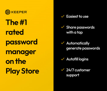 اسکرین شات برنامه Keeper Password Manager 1