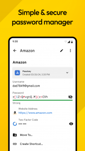 اسکرین شات 2 برنامه Keeper Password Manager
