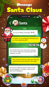 اسکرین شات 3 برنامه Call Santa Claus: Prank Call