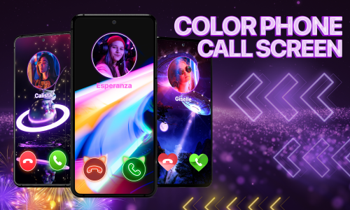 اسکرین شات 1 برنامه Color Phone - Nice Call Screen