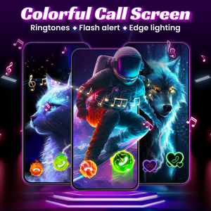 اسکرین شات برنامه Call Screen & Edge Lighting 1