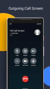 اسکرین شات برنامه HD Phone 6 i Call Screen OS9 & Dialer OS 14 Style 8