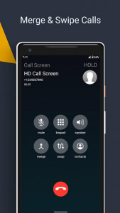 اسکرین شات برنامه HD Phone 6 i Call Screen OS9 & Dialer OS 14 Style 4