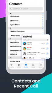 اسکرین شات 4 برنامه iCallify Phone Contacts Dialer