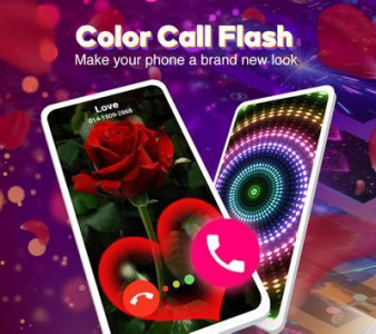 اسکرین شات برنامه Phone Color Caller :Screen themes 5