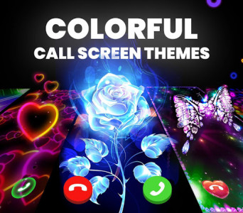اسکرین شات برنامه Phone Color Caller :Screen themes 4