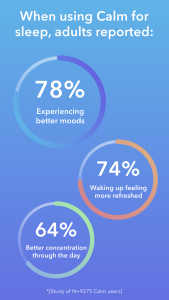 اسکرین شات 3 برنامه Calm - Sleep, Meditate, Relax