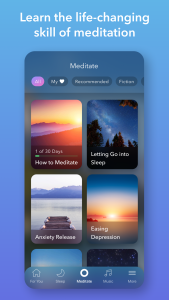 اسکرین شات 4 برنامه Calm - Sleep, Meditate, Relax