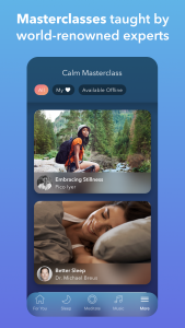 اسکرین شات برنامه Calm - Sleep, Meditate, Relax 7
