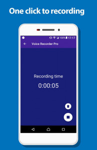 اسکرین شات برنامه Voice recorder free - High quality audio recorder 2