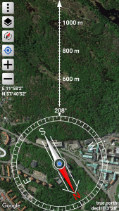 اسکرین شات برنامه Orienteering Compass & Map 2