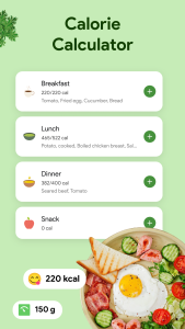 اسکرین شات 3 برنامه Calora: AI Calorie Counter
