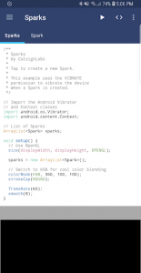 اسکرین شات برنامه APDE - Android Processing IDE 1