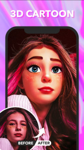 اسکرین شات برنامه Candy selfie: camera & editor 2